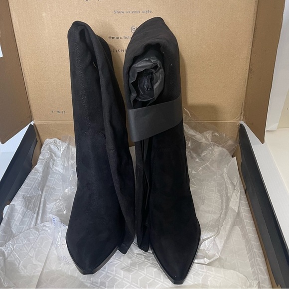 Marc Fisher LTD Black Okun Thigh High Boots Size 6.5 US NIB - Picture 6 of 8